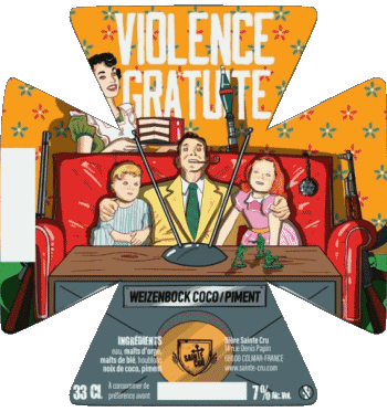 Violence gratuite-Violence gratuite Sainte Cru Francia continentale Birre Bevande 