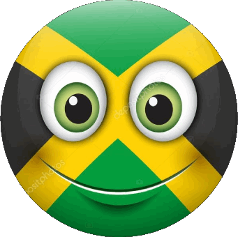 Tondo Giamaica America Bandiere 