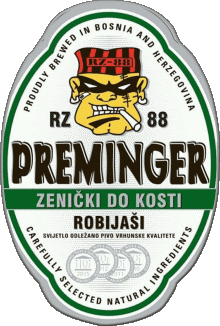 Preminger Bosnie Herzegovine Bières Boissons 