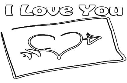 Coeur I Love You Anglais Messages 