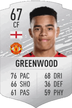 Mason Greenwood Angleterre F I F A - Jugadores  cartas Vídeo Juegos Multimedia 