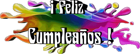 012 Transparenter Hintergrund Abstracto - Geométrico Feliz Cumpleaños Spanisch Nachrichten 