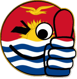 Smiley - OK Kiribati Oceania Flags 