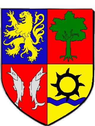 Blasone-Blasone CHALETTE SUR LOING 45 Dipartimenti - Città Francia Bandiere 