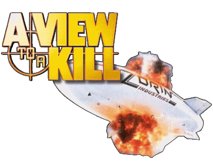 English Logo A View to a Kill James Bond 007 Movies International Multi Media 