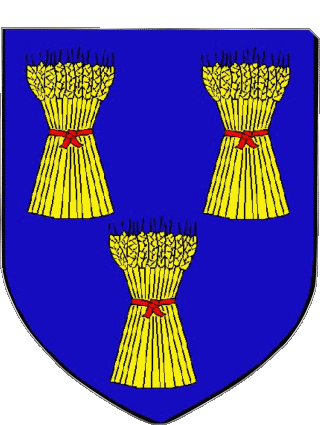 Blason-Blason BOUSSAC 23 Départements - Villes France Drapeaux 