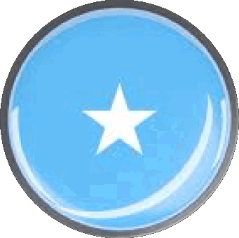 Rond Somalie Afrique Drapeaux 