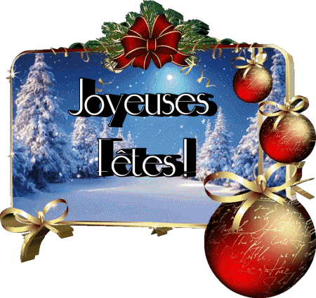 Serie 14 Joyeuses Fêtes (Noël) French Messages 