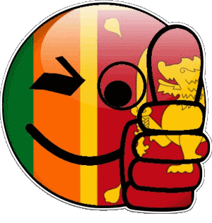 Smiley - OK Sri Lanka Asia Flags 