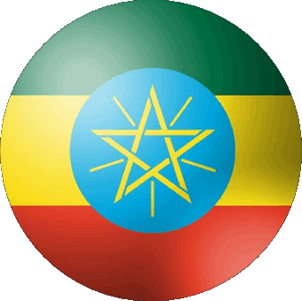 Ronda Etiopía África Banderas 