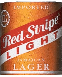 Light-Light Red Stripe Jamaïque Bières Boissons 