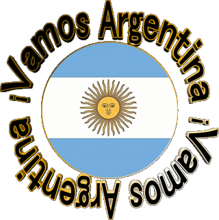 Bandera Vamos Argentina Spagnolo Messagi 