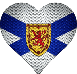 Herz Schottland Europa Fahnen 