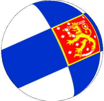 Esfera - Cubo Finlandia Europa Banderas 