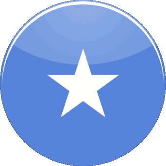 Rond Somalie Afrique Drapeaux 