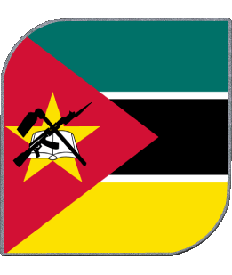 Platz Mozambique Afrika Fahnen 