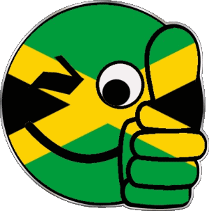 Smiley - OK Jamaika Amerika Fahnen 