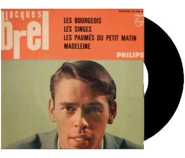 Les Bourgeois - Les singes - Les paumés du petit matin - Madeleine-Les Bourgeois - Les singes - Les paumés du petit matin - Madeleine Jacques Brel Compilazione Francia anni '60 Musica Multimedia 