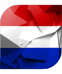 Square Netherlands Europe Flags 