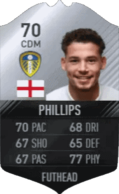 Kalvin Phillips Angleterre F I F A - Jugadores  cartas Vídeo Juegos Multimedia 