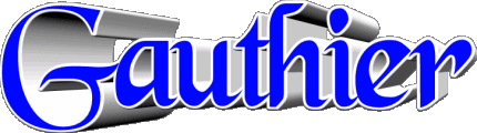 Gauthier G MANN - Frankreich Vorname 
