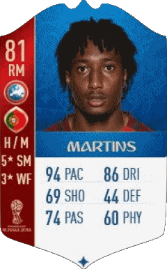Gelson Dany Batalha Martins Portugal F I F A - Card Players Video Games Multi Media 