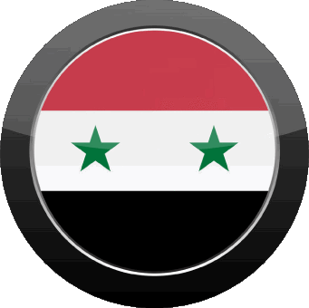 Runde Syrien Asien Fahnen 