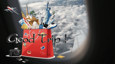 002 Fond Animé Good Trip Anglais Messages 