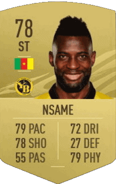 Jean-Pierre Nsame Camerun F I F A - Giocatori carte Videogiochi Multimedia 