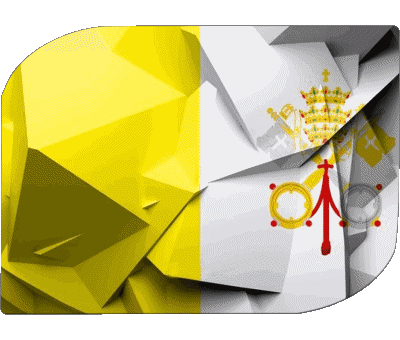 Rectangle Vatican Europe Flags 