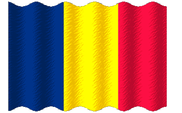 Waving Chad Africa Flags 
