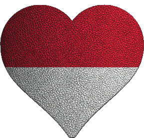 Cuore Monaco Europa Bandiere 