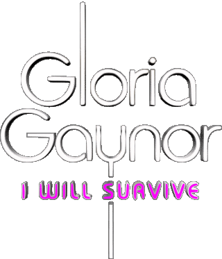 Logo Gloria Gaynor Disco Musica Multimedia 
