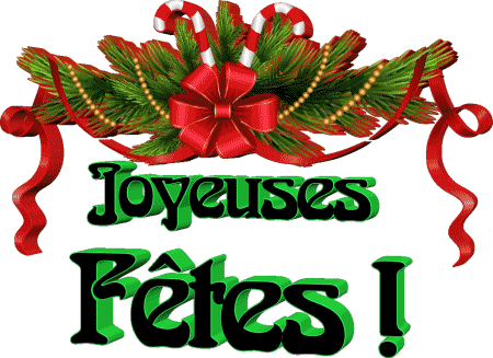 Serie 08 Joyeuses Fêtes (Noël) Francés Mensajes 
