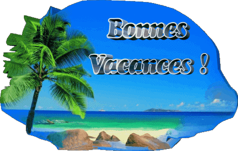 17 Sfondo trasparente Bonnes Vacances Francese Messagi 