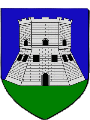 Blazon-Blazon BASTIA 20 Departments - Cities France Flags 