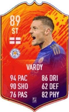 Jamie Vardy England F I F A - Karten Spieler Videospiele Multimedia 