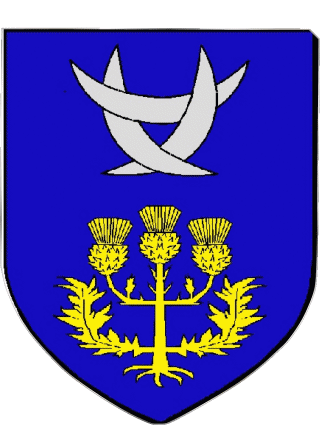 Blasone-Blasone LIGNY EN BARROIS 55 Dipartimenti - Città Francia Bandiere 