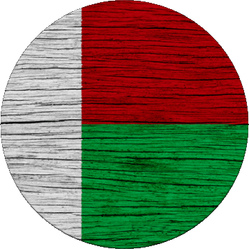 Tondo Madagascar Africa Bandiere 