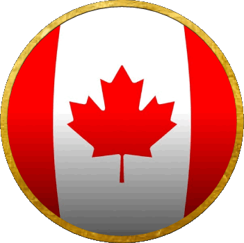 Rond Canada Amériques Drapeaux 