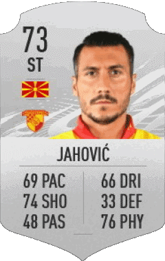 Adis Jahovic Macédoine F I F A - Joueurs Cartes Jeux Vidéo Multi Média 