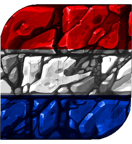 Square Netherlands Europe Flags 