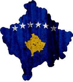 Map Kosovo Europe Flags 