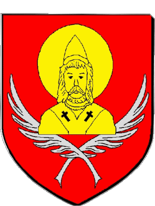 Blasón-Blasón PEROLS 34 Departamentos - Ciudades Francia Banderas 