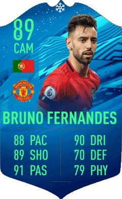 Bruno Fernandes Portugal F I F A - Karten Spieler Videospiele Multimedia 