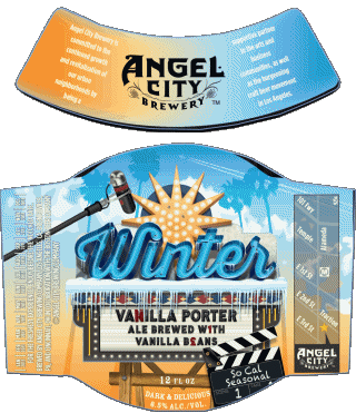 Winter - Vanilla porter-Winter - Vanilla porter Angel City Brewery USA Beers Drinks 
