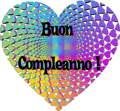 012 Cuore Buon Compleanno Italien Messages 