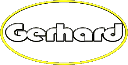 Gerhard G MASCULINE - German First Names 