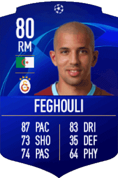 Sofiane Feghouli Algerien F I F A - Karten Spieler Videospiele Multimedia 