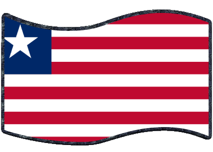 Rettangolo Liberia Africa Bandiere 